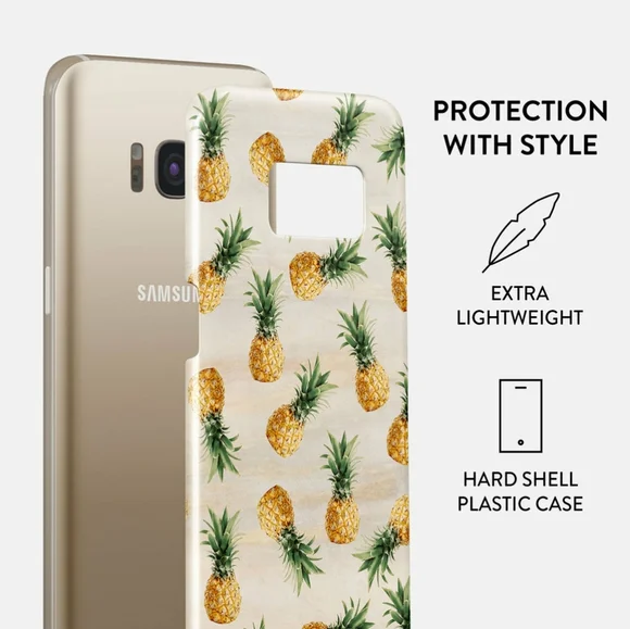 Smoothie bowl pineapple Galaxy s8 case - Picture 2 of 7